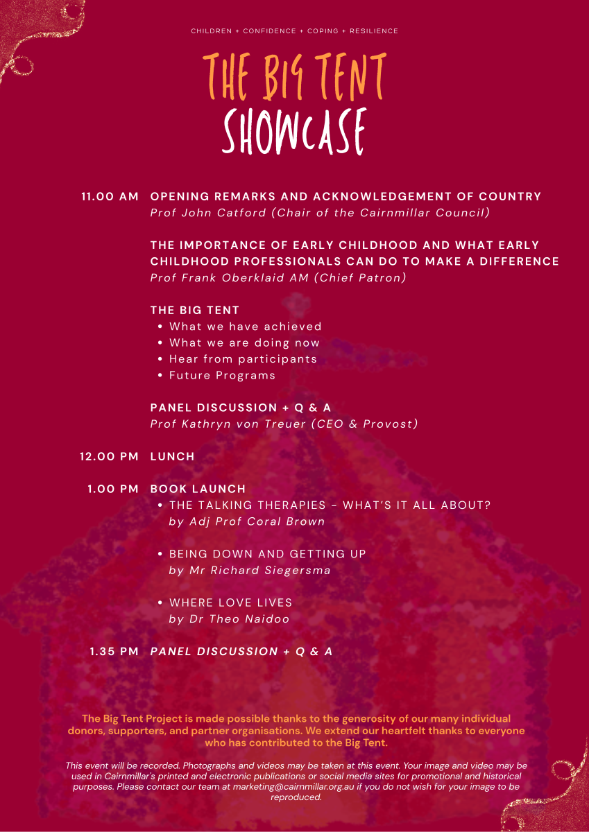Big Tent Showcase 2025 Big Tent Showcase 2025 Program 1