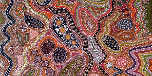 Find a Course Aboriginal artwork